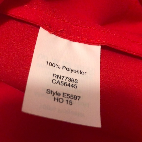 J Crew Factory drapey tuxedo blouse sz xs - Picture 5 of 6